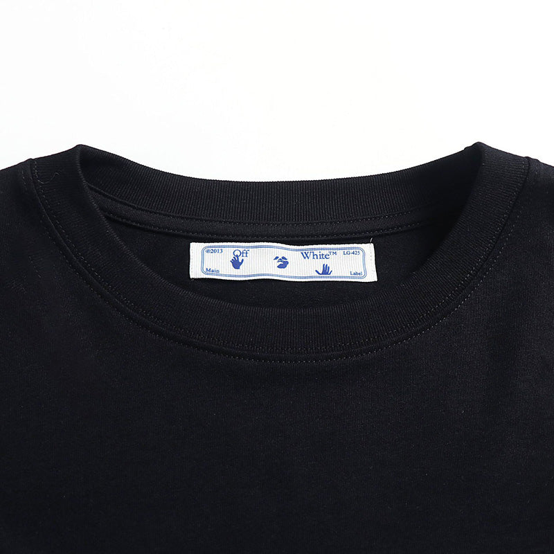 OFF-WHITE "Autumn Leaves" Floral Arrow Graphic T-Shirt