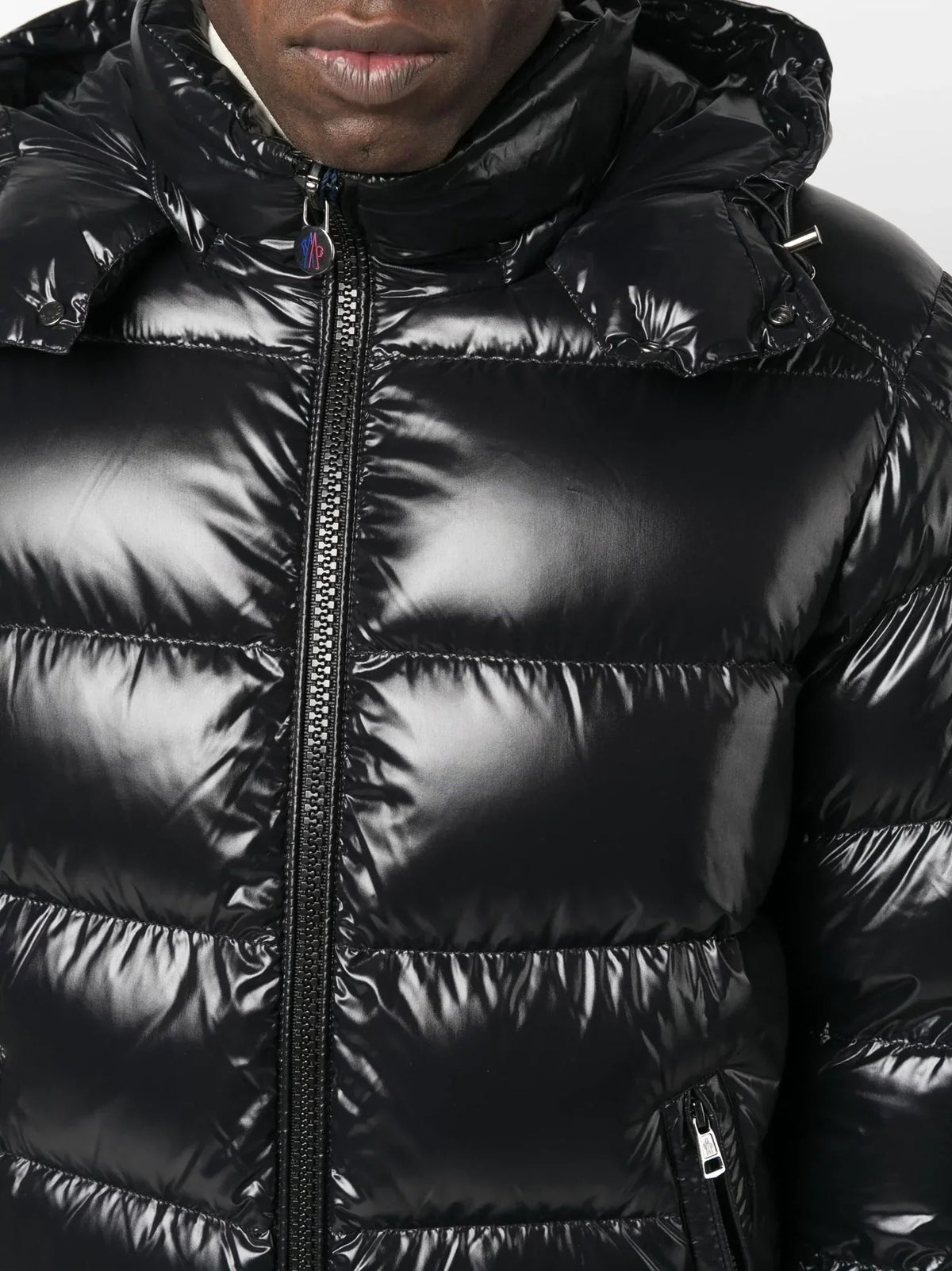 Moncler Maya Jacket in Matte Black