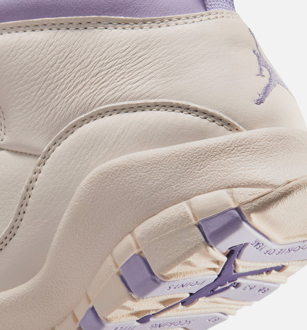 Air Jordan 10 Retro "Hydrangeas" Women's Shoe – Chalk/Hydrangeas/Wild Grape