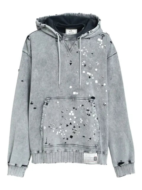 Maison MIHARA YASUHIRO distressed hoodie