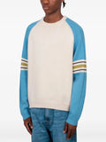 Stüssy logo-print raglan-sleeve sweater