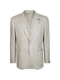 Santaniello logo-plaque single-breasted blazer