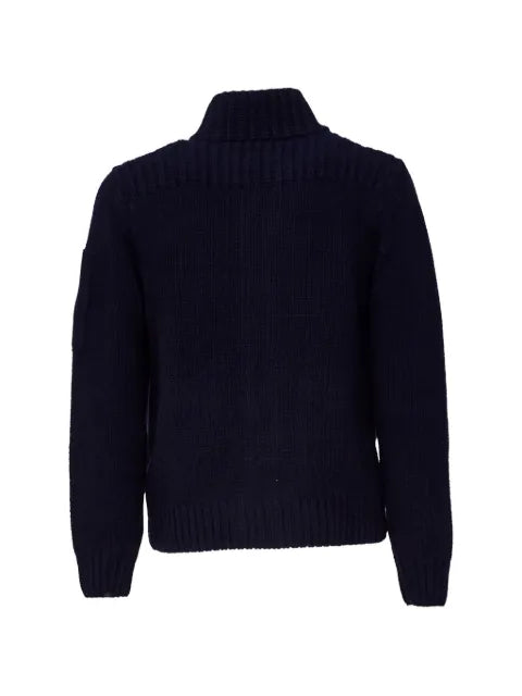 C.P. Company Lens-detail button-up cardigan