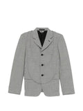 Black Comme Des Garçons houndstooth-pattern panelled jacket