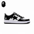 BAPE STA Low-Top Sneakers - Black/White