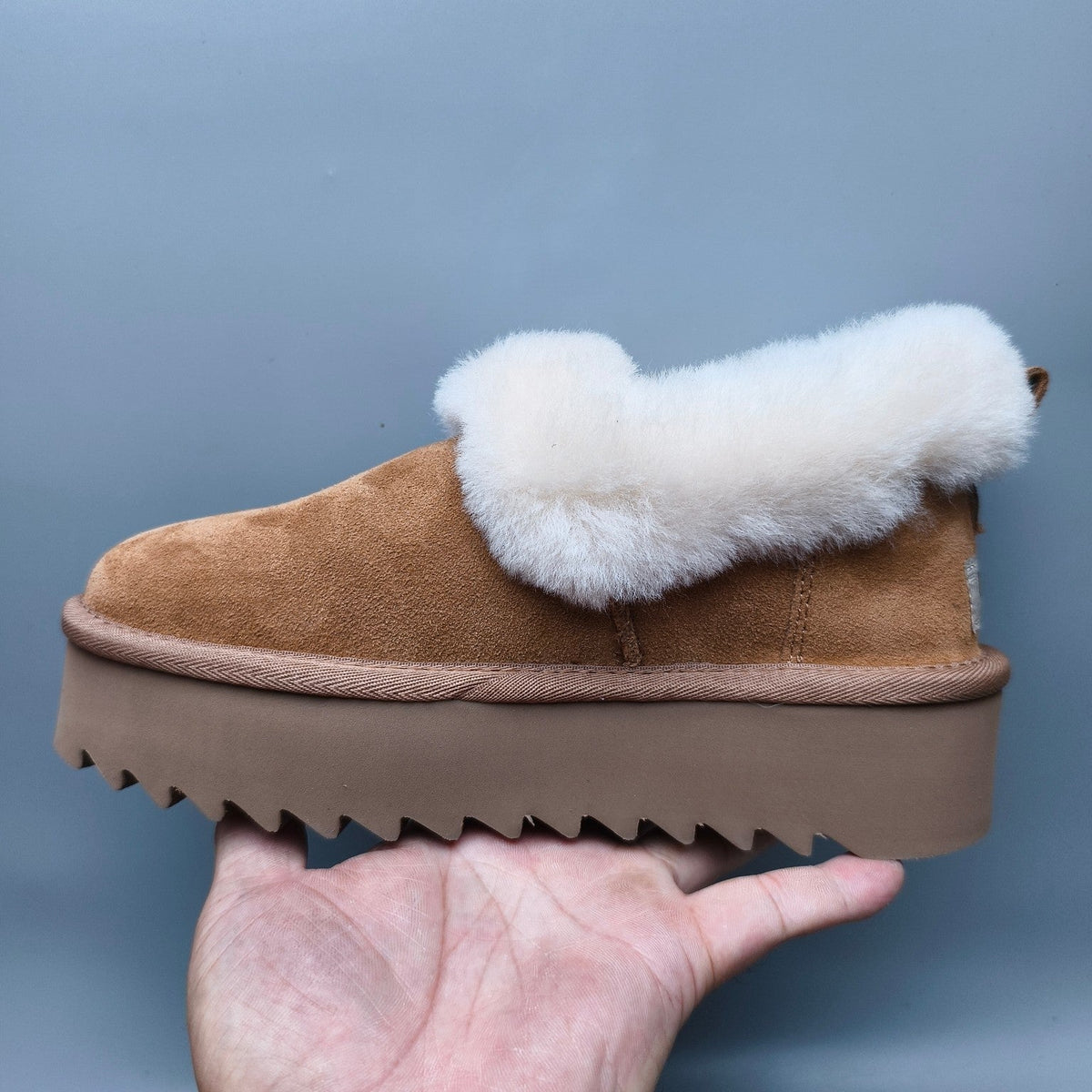 Chestnut Platform Casual Shoes — New Arrival | In Stock