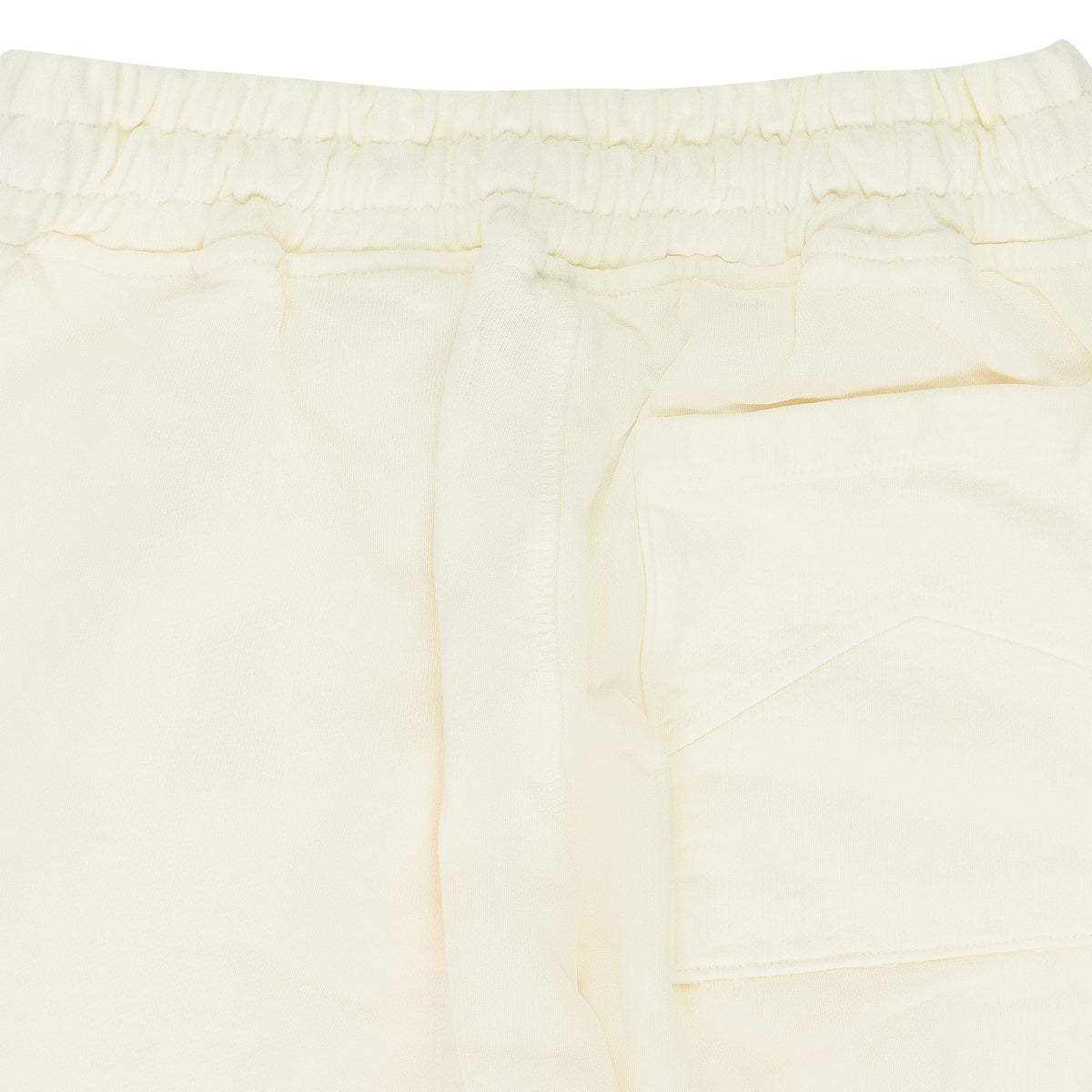 White Script Logo Terry Sweatpants