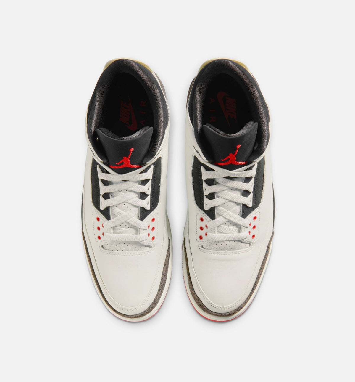 Air Jordan 3 Retro Sail and University Red Men's Lifestyle Shoe – Sail/Black/University Red/Pale Ivory