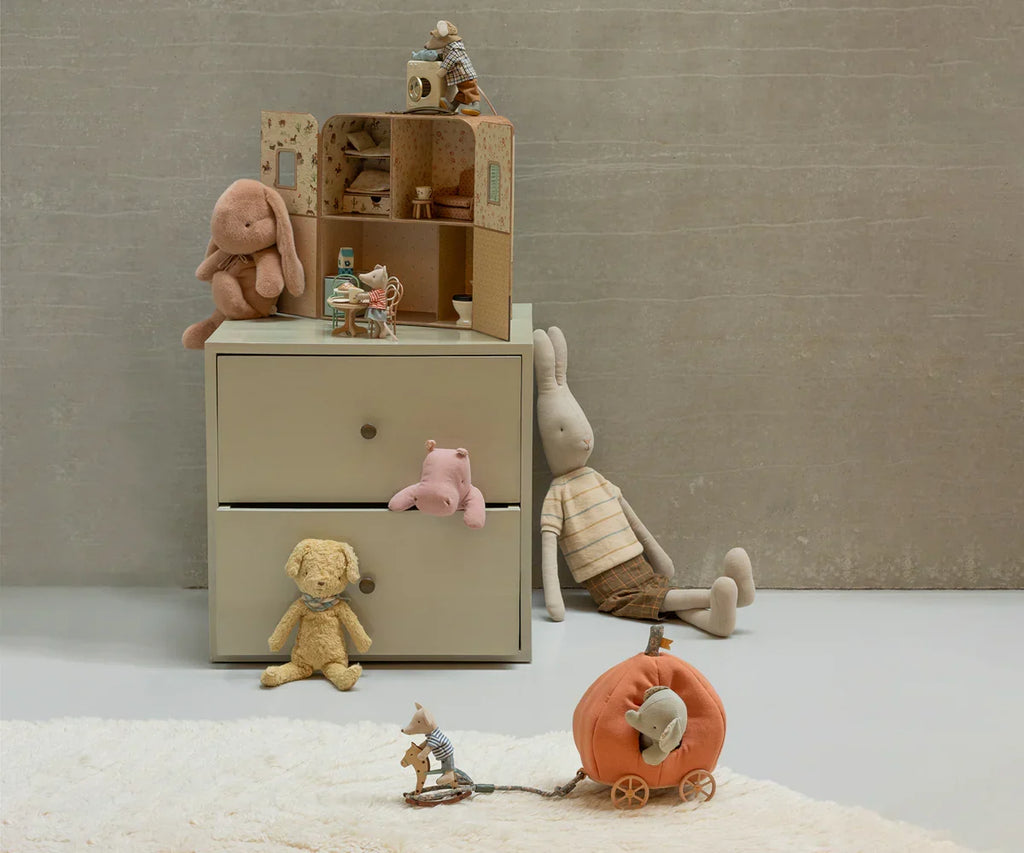 Bunny plush, Medium - Vintage rose