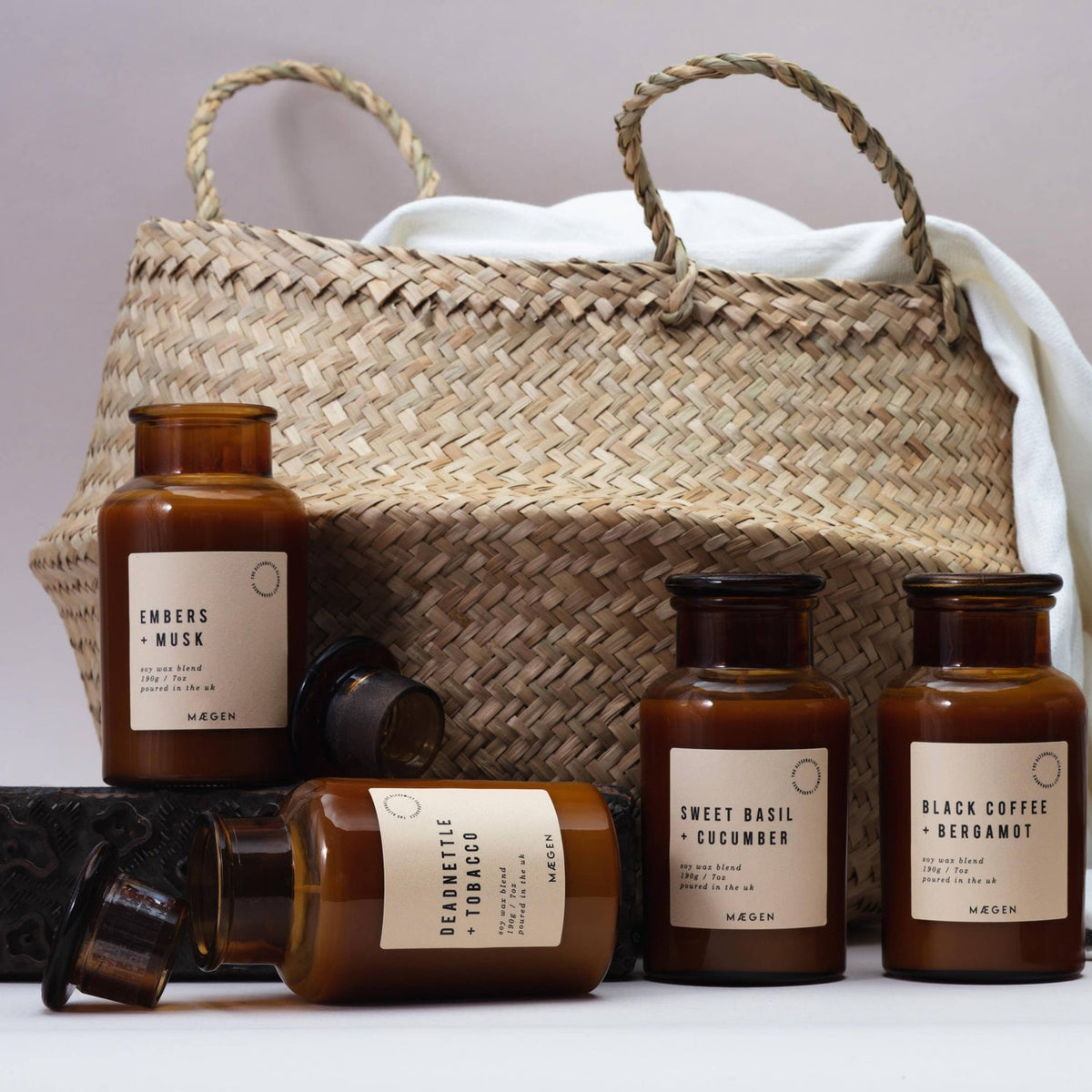MÆGEN Alchemist Candle: Saltwater & Juniper: 250g - 8.8oz