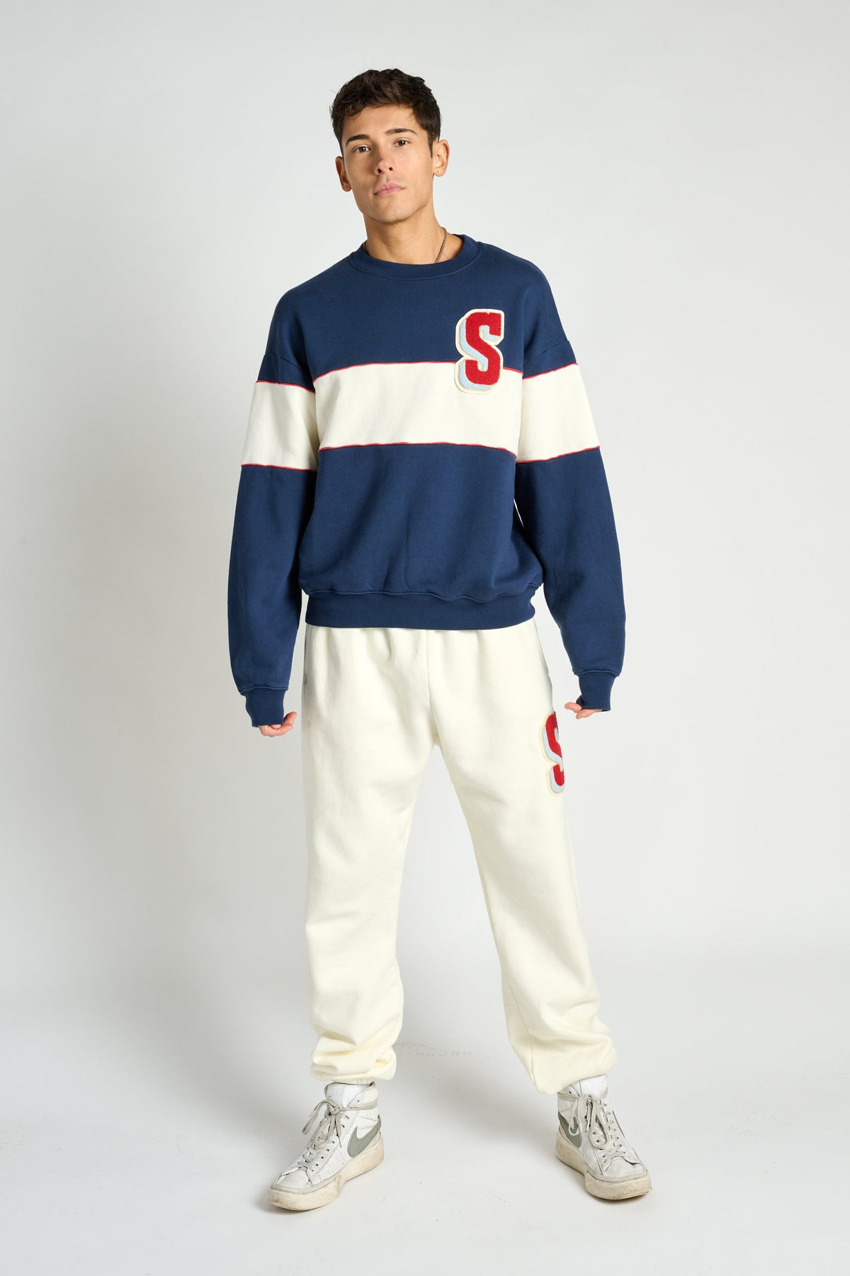 Dakota Rugby Crew Neck w/ Chenille Patch