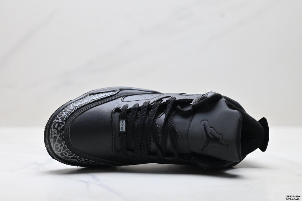 Air Jordan 5 Retro Triple Black Cement Sneakers