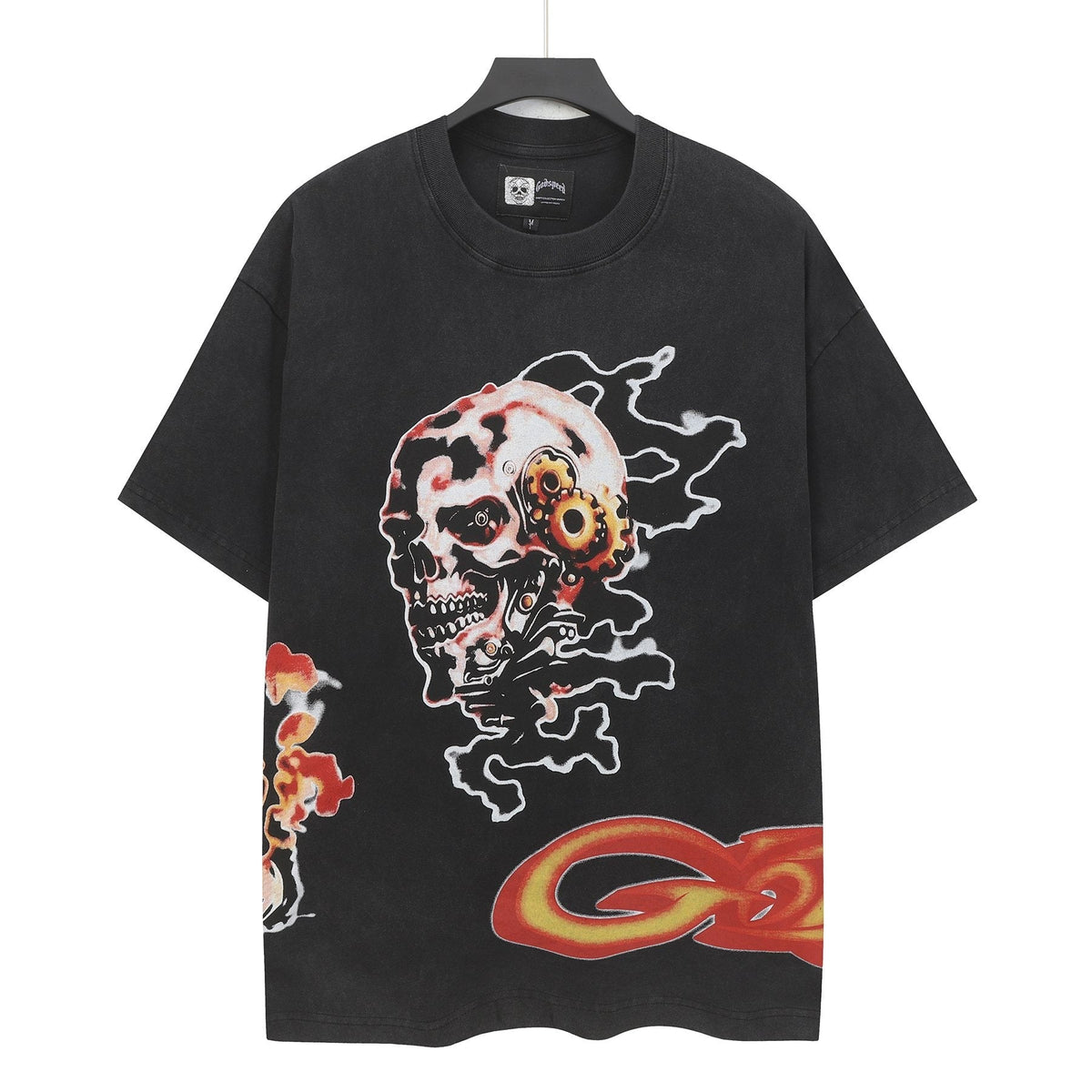 Godspeed Skull Graphic Short-Sleeve T-Shirt