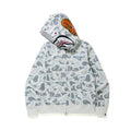 BAPE GM Shark Tiger Camo Zip Hoodie