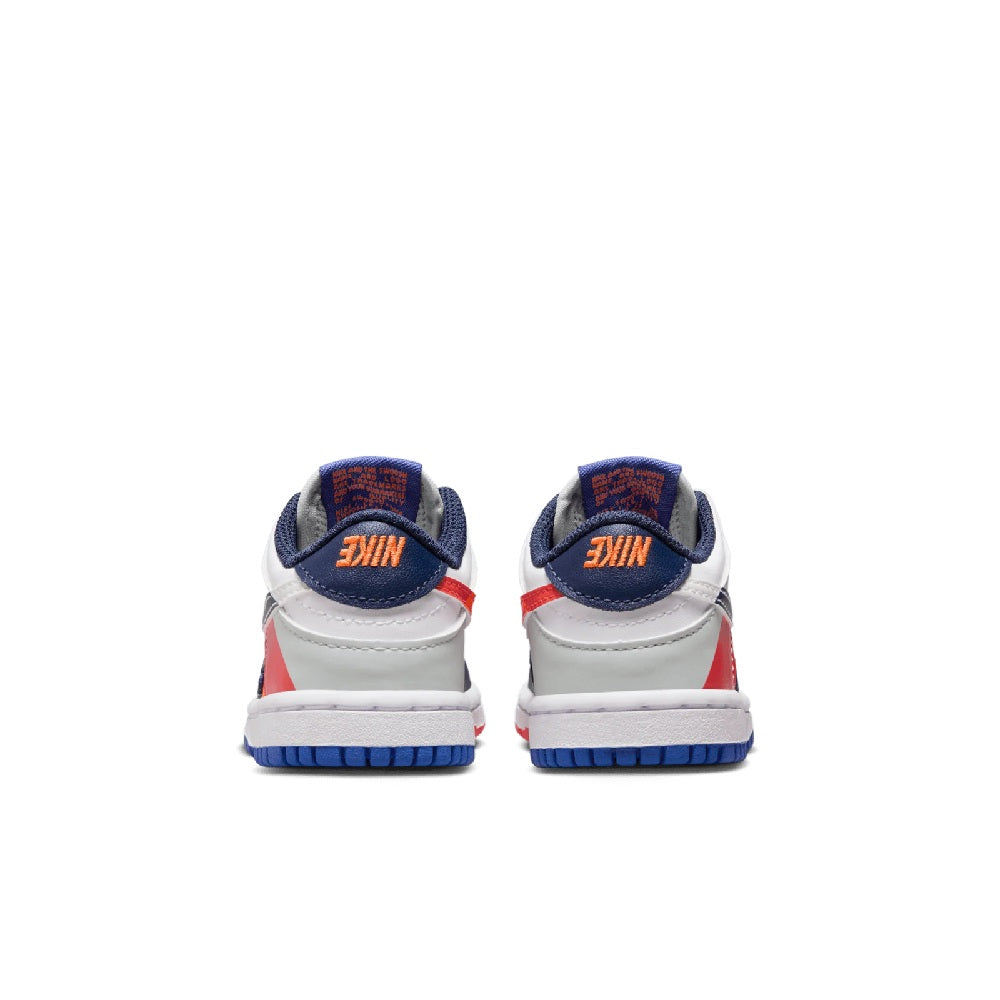 Toddler's Nike Dunk Low SE White/White-Light Silver (FV2964 100)