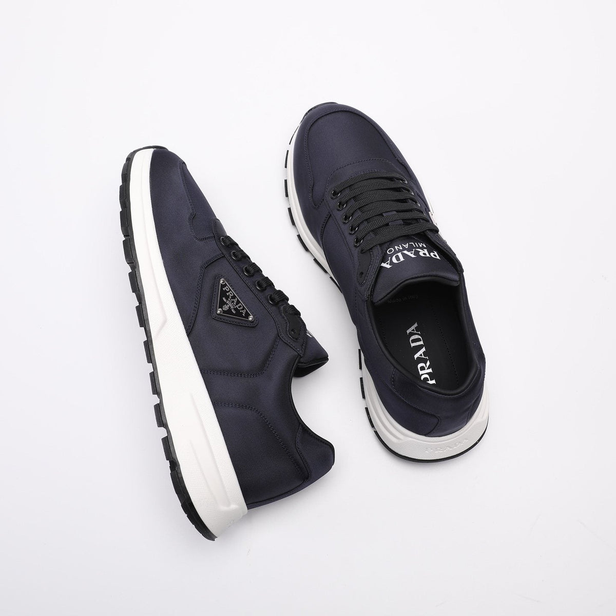 Prada Men's Triangle Badge Sneakers