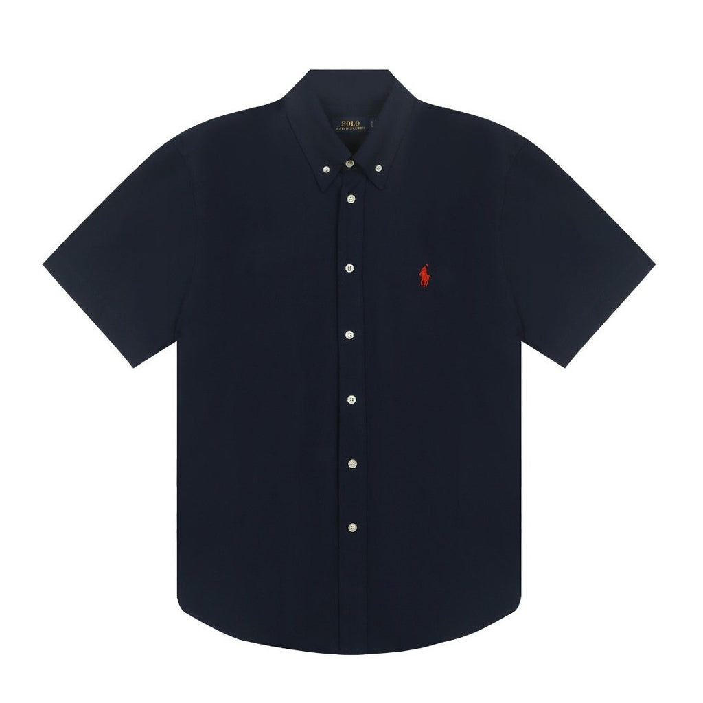 Ralph Lauren Oxford Short-Sleeve Button-Front Shirt